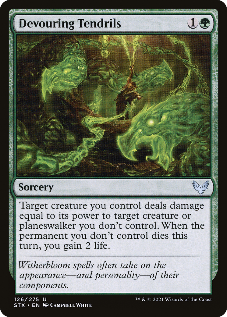 Devouring Tendrils (126) [Strixhaven: School of Mages] foil - Deck Out Gaming