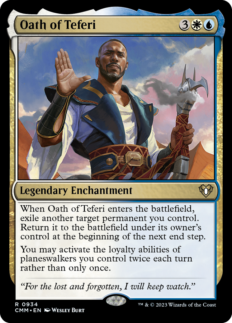 Oath of Teferi (934) [Commander Masters] - Deck Out Gaming
