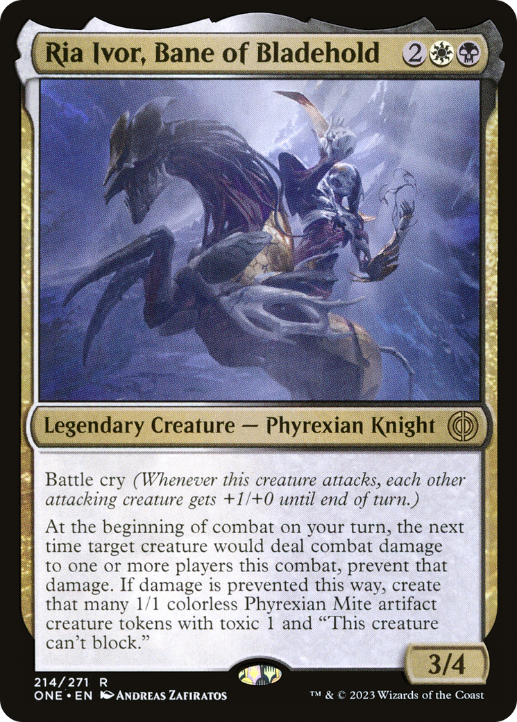 Ria Ivor, Bane of Bladehold (214) [Phyrexia: All Will Be One] - Deck Out Gaming