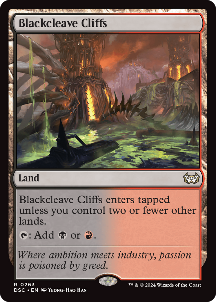 Blackcleave Cliffs (263) [Duskmourn: House of Horror Commander] - Deck Out Gaming