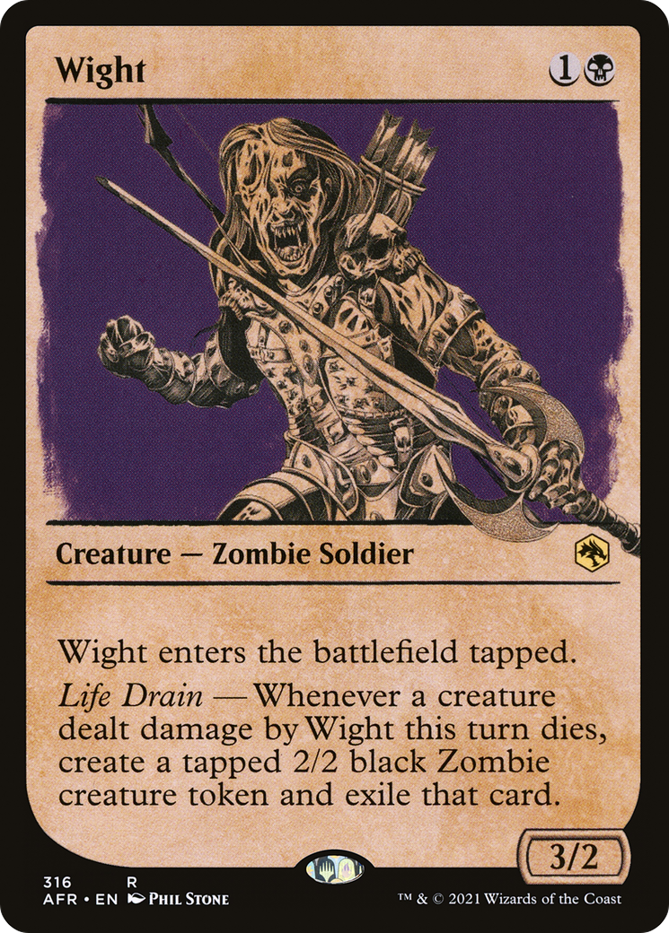Wight (316) [Adventures in the Forgotten Realms] foil - Deck Out Gaming