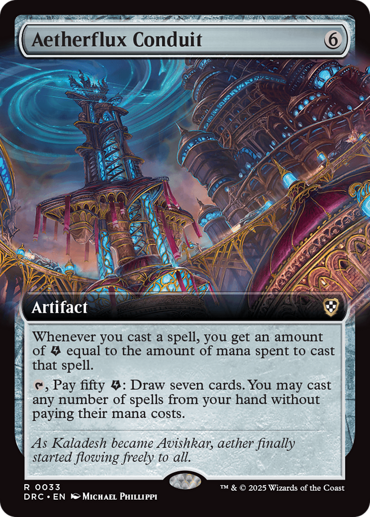 Aetherflux Conduit (Extended Art) (33) [Commander: Aetherdrift] - Deck Out Gaming