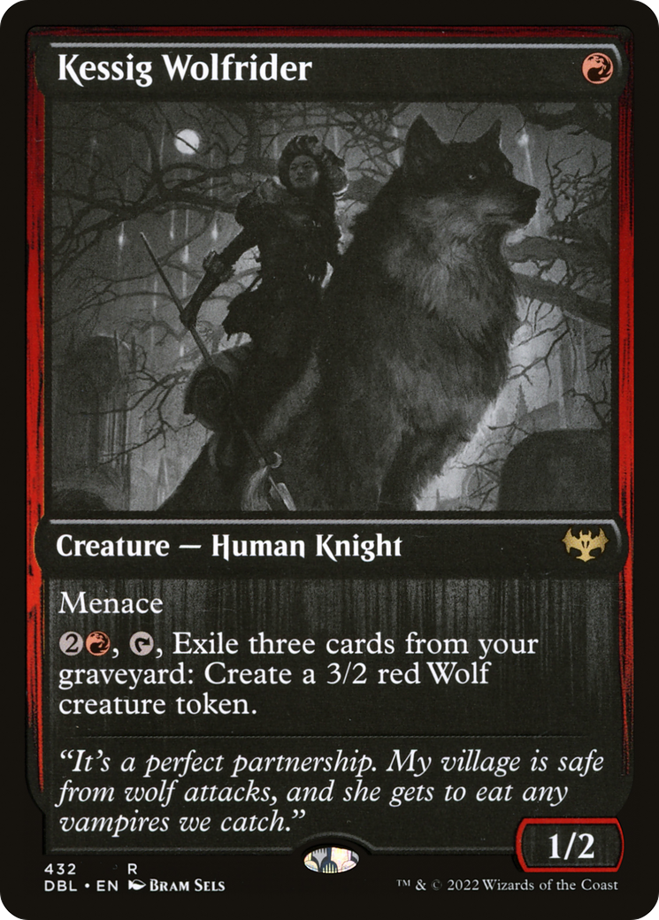 Kessig Wolfrider (432) [Innistrad: Double Feature] foil - Deck Out Gaming