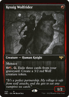 Kessig Wolfrider (432) [Innistrad: Double Feature] foil - Deck Out Gaming