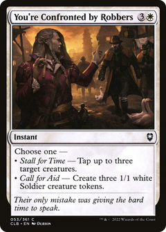 You're Confronted by Robbers (53) [Commander Legends: Battle for Baldur's Gate] foil - Deck Out Gaming