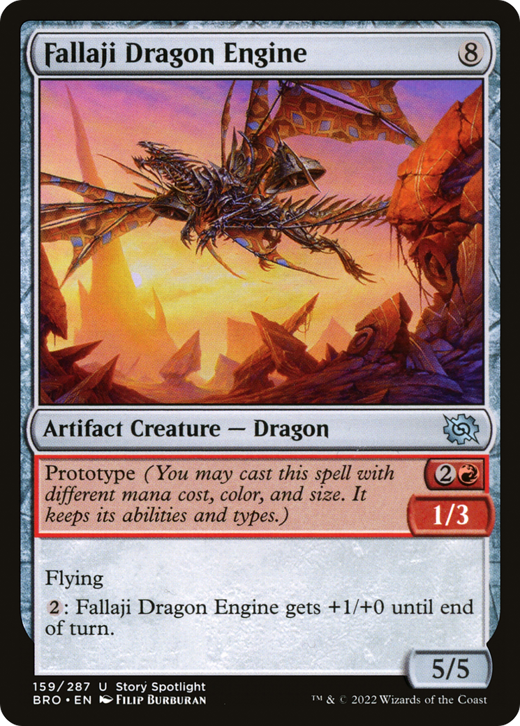 Fallaji Dragon Engine (159) [The Brothers' War] - Deck Out Gaming