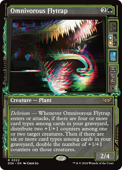 Omnivorous Flytrap (Showcase) (322) [Duskmourn: House of Horror] foil - Deck Out Gaming