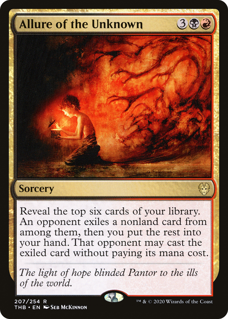 Allure of the Unknown (207) [Theros Beyond Death] foil - Deck Out Gaming