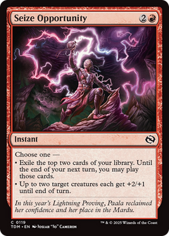 Seize Opportunity (119) [Tarkir: Dragonstorm] foil - Deck Out Gaming
