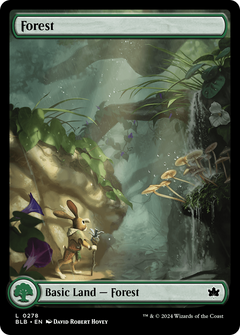 Forest (0278) (278) [Bloomburrow] foil - Deck Out Gaming