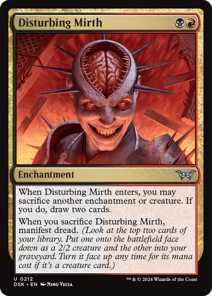 Disturbing Mirth (212) [Duskmourn: House of Horror] - Deck Out Gaming