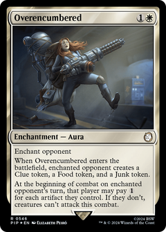 Overencumbered (Surge Foil) (546) [Fallout] foil - Deck Out Gaming