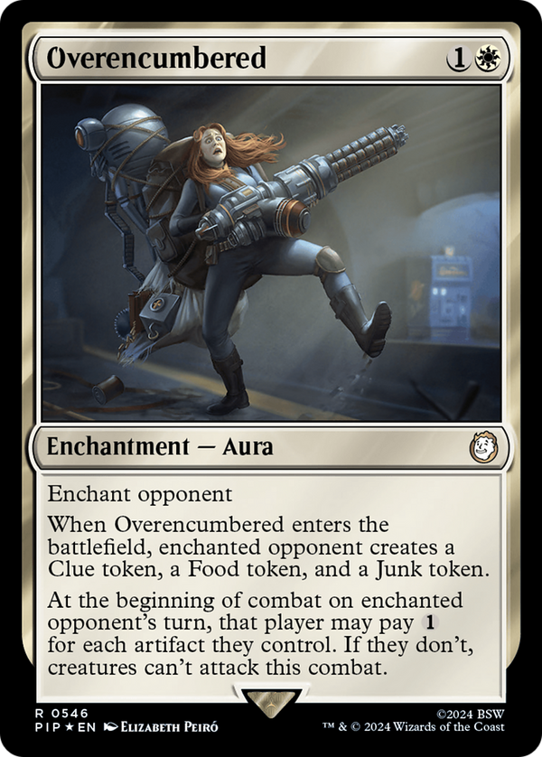 Overencumbered (Surge Foil) (546) [Fallout] foil - Deck Out Gaming