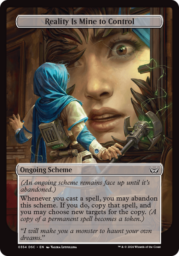 Reality Is Mine to Control (Full Art) (354) [Duskmourn: House of Horror Commander] - Deck Out Gaming