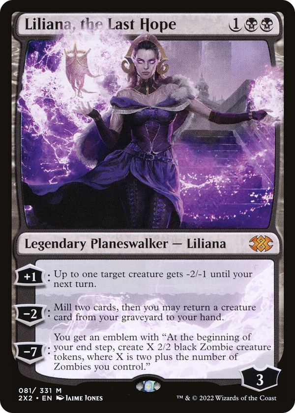 Liliana, the Last Hope (81) [Double Masters 2022] foil - Deck Out Gaming