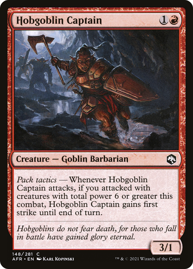 Hobgoblin Captain (148) [Adventures in the Forgotten Realms] - Deck Out Gaming