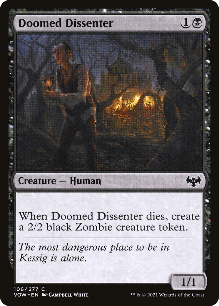 Doomed Dissenter (106) [Innistrad: Crimson Vow] - Deck Out Gaming
