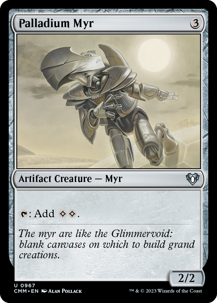 Palladium Myr (967) [Commander Masters] - Deck Out Gaming