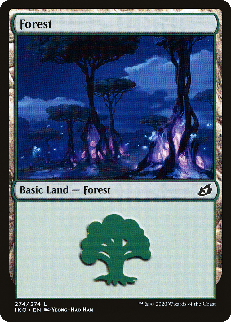 Forest (274) [Ikoria: Lair of Behemoths] foil - Deck Out Gaming