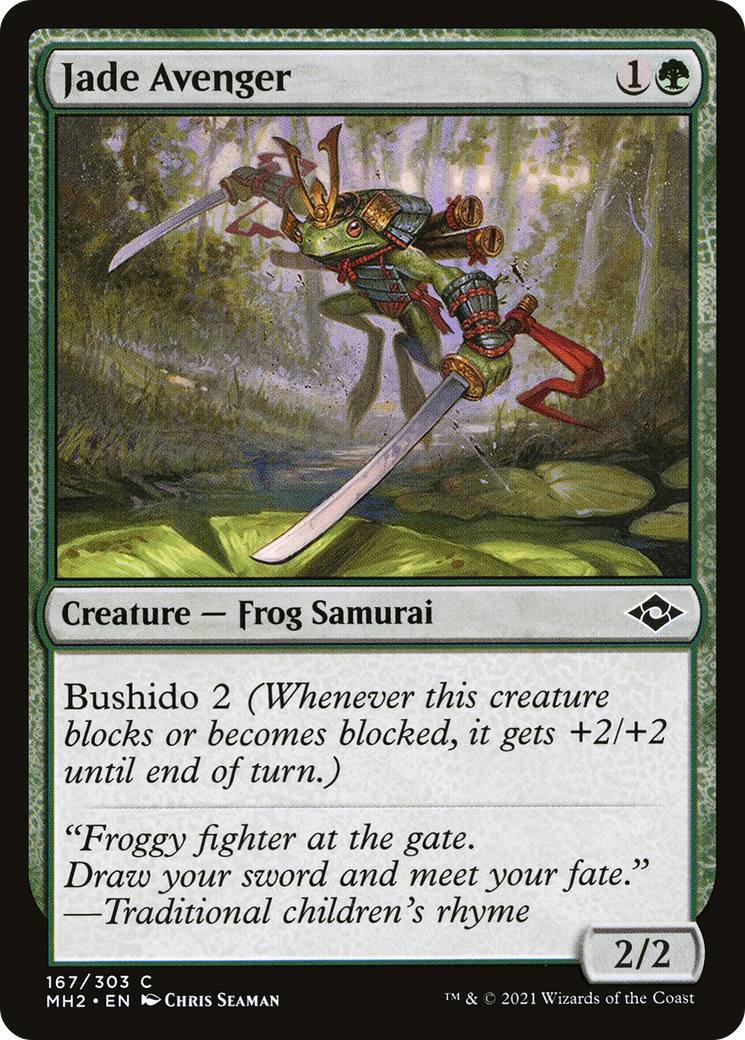 Jade Avenger (167) [Modern Horizons 2] foil - Deck Out Gaming