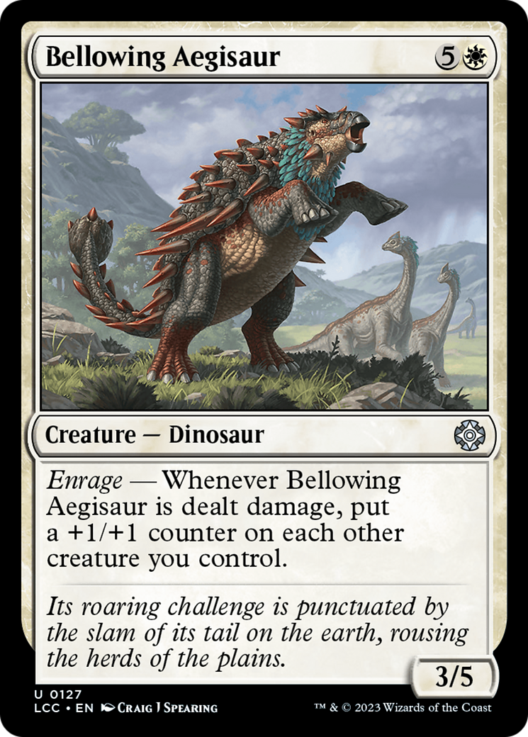 Bellowing Aegisaur (127) [The Lost Caverns of Ixalan Commander] - Deck Out Gaming