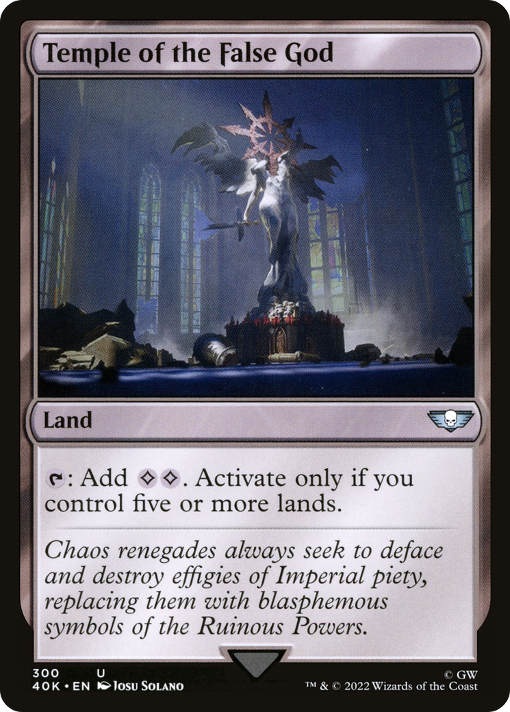 Temple of the False God (300) [Warhammer 40,000 Commander] - Deck Out Gaming