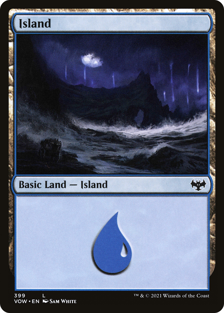 Island (399) (399) [Innistrad: Crimson Vow] foil - Deck Out Gaming