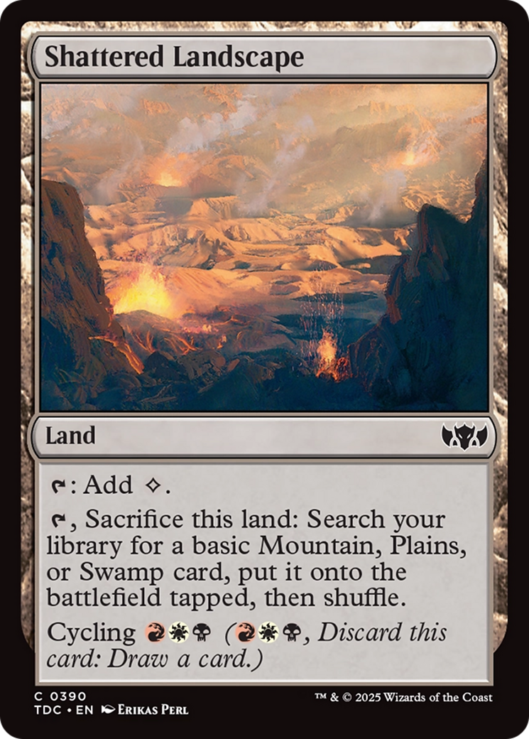 Shattered Landscape (390) [Commander: Tarkir: Dragonstorm] - Deck Out Gaming