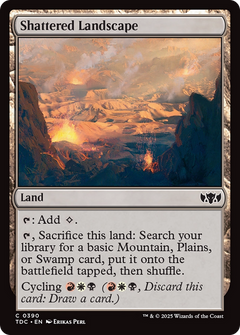 Shattered Landscape (390) [Commander: Tarkir: Dragonstorm] - Deck Out Gaming