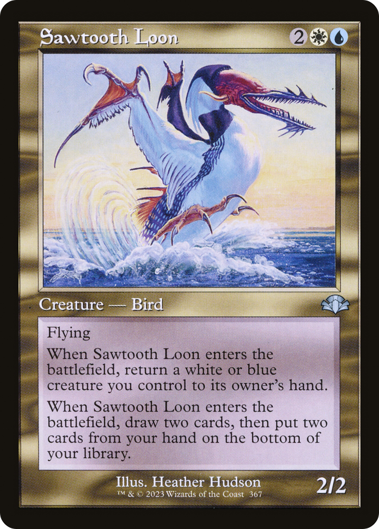 Sawtooth Loon (Retro Frame) (367) [Dominaria Remastered] foil - Deck Out Gaming