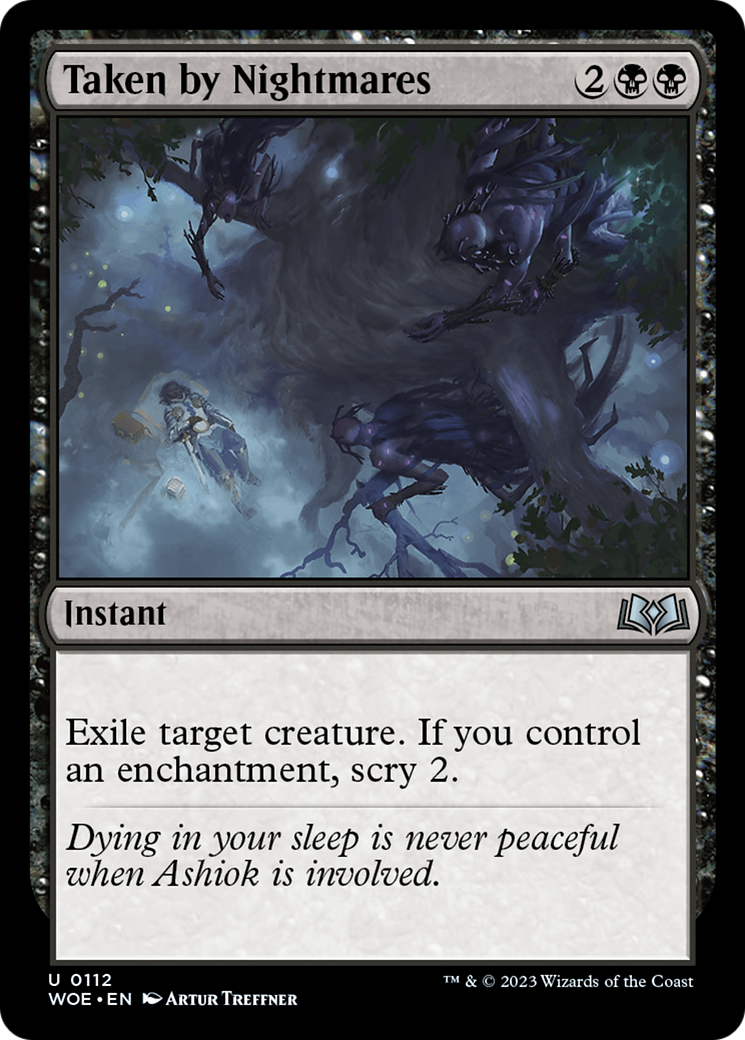 Taken by Nightmares (112) [Wilds of Eldraine] - Deck Out Gaming