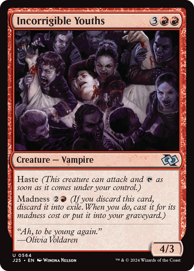 Incorrigible Youths (564) [Foundations Jumpstart] - Deck Out Gaming