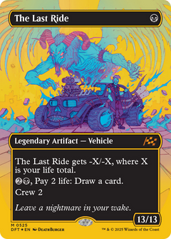 The Last Ride (Borderless) (First-Place Foil) (525) [Aetherdrift] foil - Deck Out Gaming