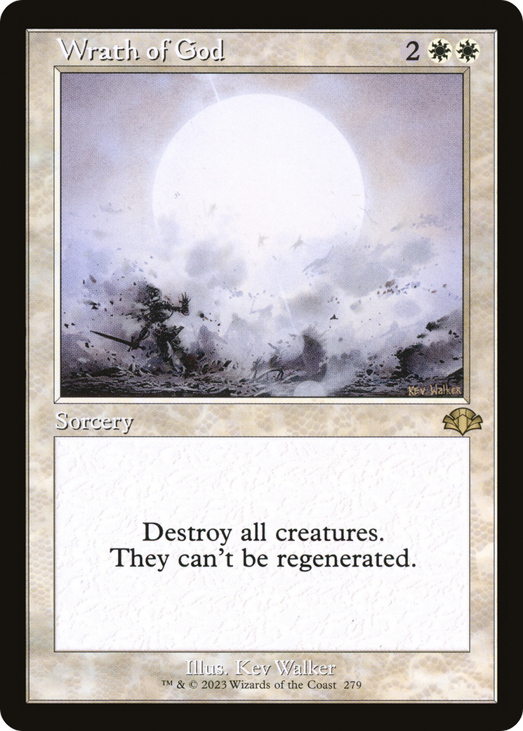 Wrath of God (Retro Frame) (279) [Dominaria Remastered] foil - Deck Out Gaming