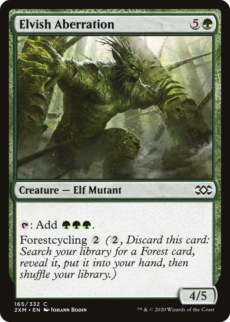 Elvish Aberration (165) [Double Masters] foil - Deck Out Gaming