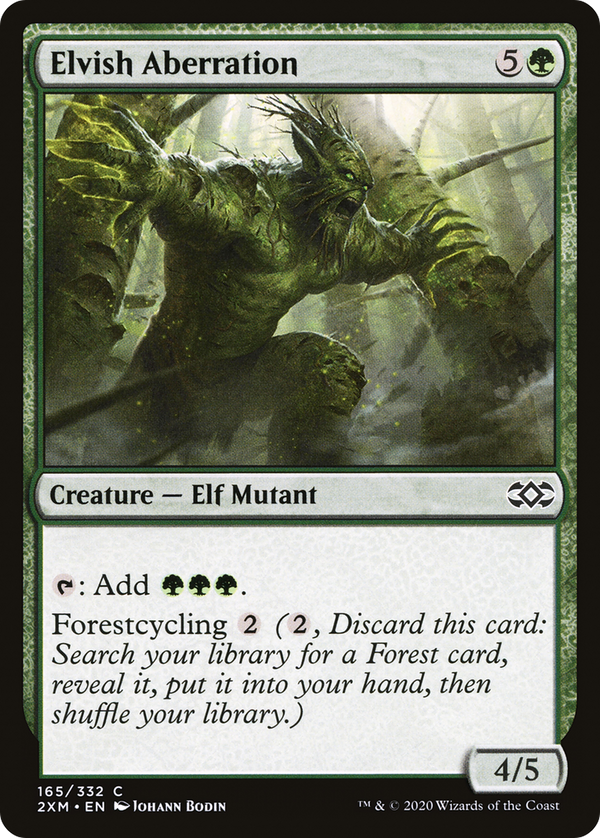 Elvish Aberration (165) [Double Masters] foil - Deck Out Gaming