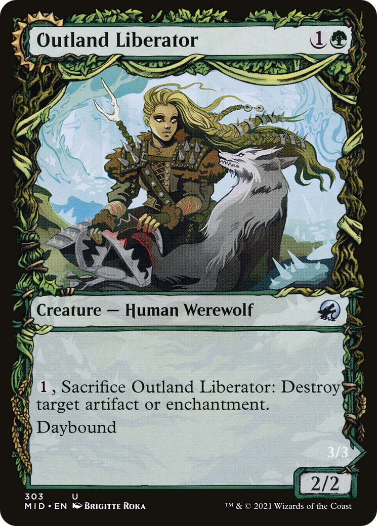 Outland Liberator (Showcase) (303) [Innistrad: Midnight Hunt] foil - Deck Out Gaming