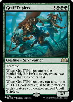 Gruff Triplets (172) [Wilds of Eldraine] - Deck Out Gaming