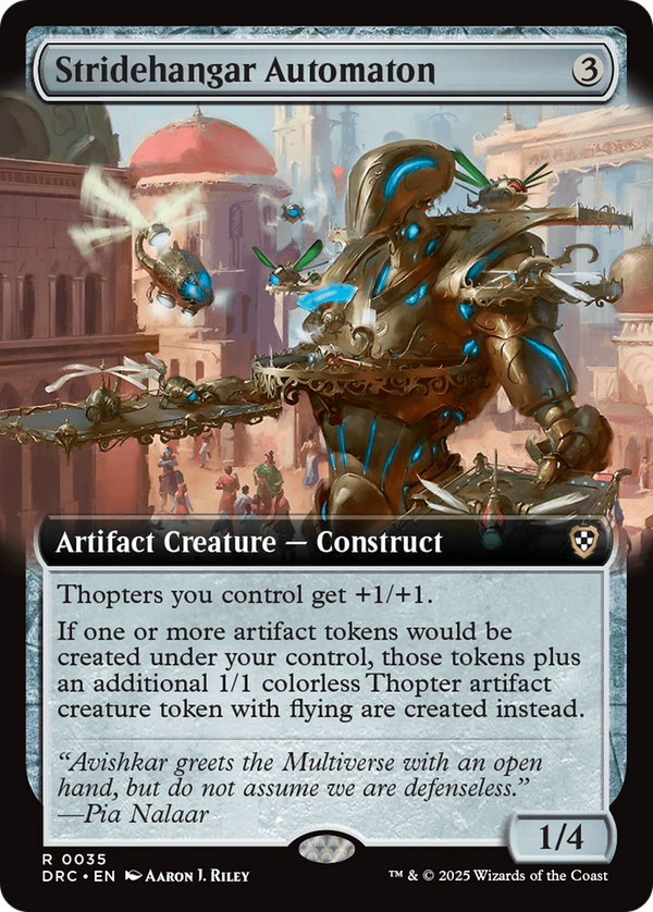 Stridehangar Automaton (Extended Art) (35) [Commander: Aetherdrift] - Deck Out Gaming