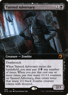 Tainted Adversary (Extended Art) (350) [Innistrad: Midnight Hunt] foil - Deck Out Gaming
