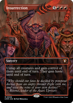 Insurrection (Borderless) (699) [Commander Masters] foil - Deck Out Gaming