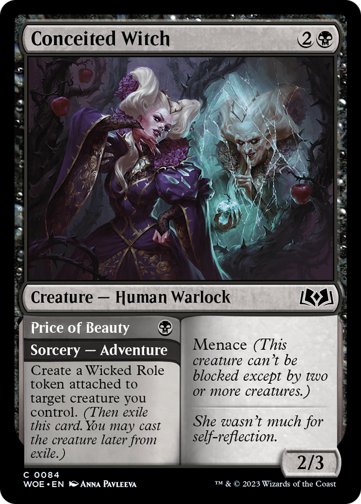 Conceited Witch (84) [Wilds of Eldraine] foil - Deck Out Gaming
