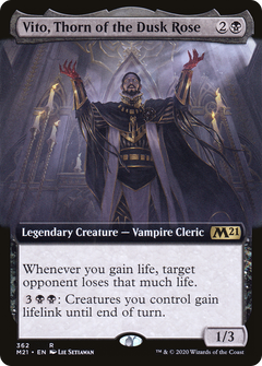 Vito, Thorn of the Dusk Rose (Extended Art) (362) [Core Set 2021] foil - Deck Out Gaming
