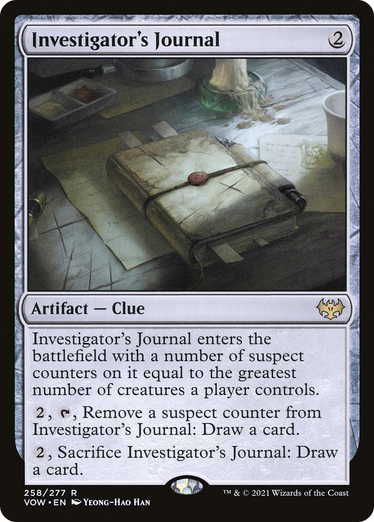 Investigator's Journal (258) [Innistrad: Crimson Vow] foil - Deck Out Gaming