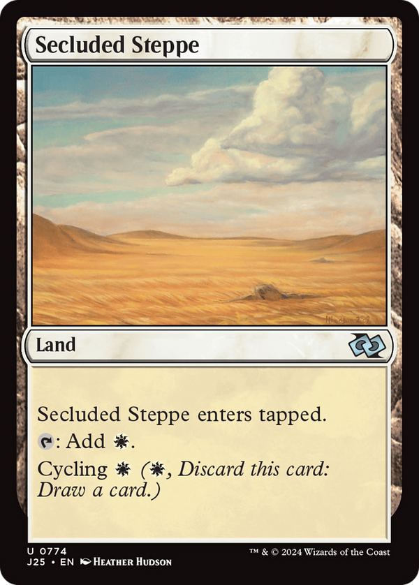 Secluded Steppe (774) [Foundations Jumpstart] - Deck Out Gaming