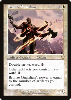 Bronze Guardian (Retro Frame) (70) [Commander: The Brothers' War] - Deck Out Gaming