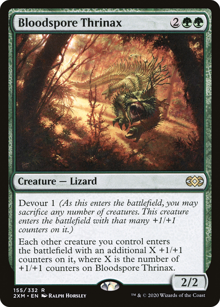 Bloodspore Thrinax (155) [Double Masters] - Deck Out Gaming