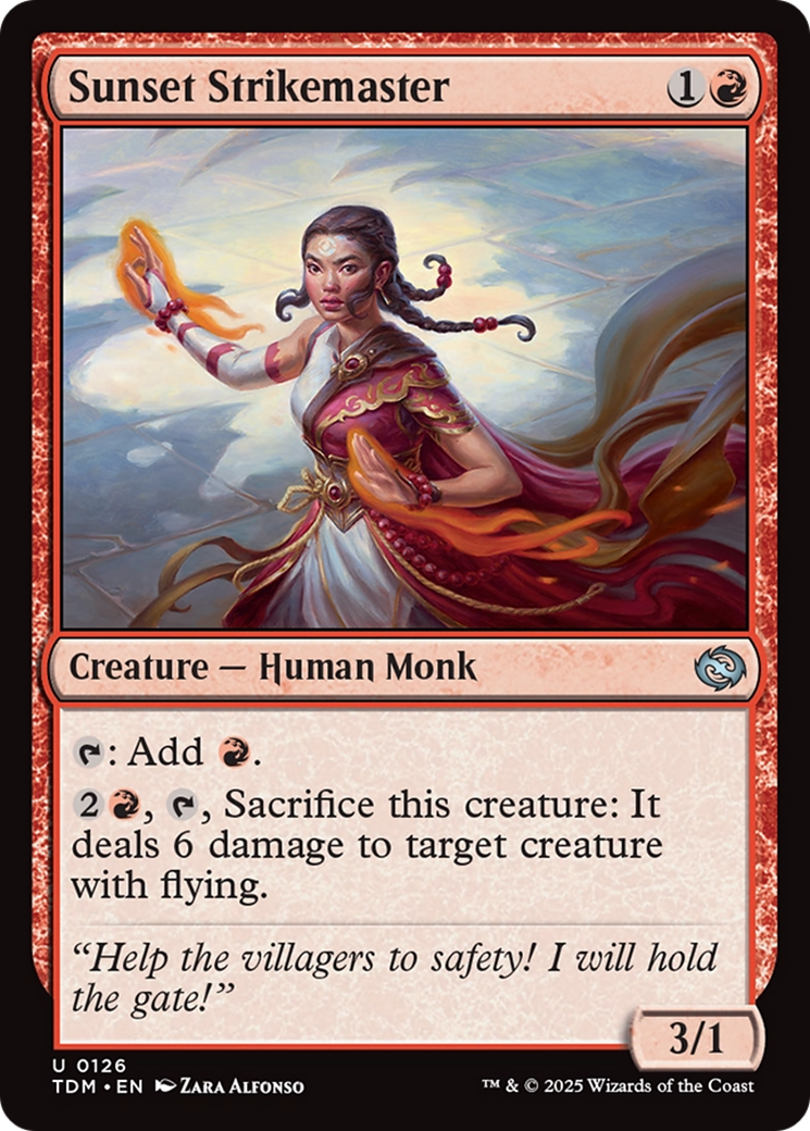 Sunset Strikemaster (126) [Tarkir: Dragonstorm] - Deck Out Gaming