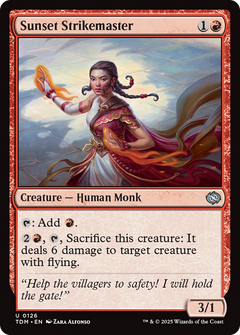 Sunset Strikemaster (126) [Tarkir: Dragonstorm] - Deck Out Gaming