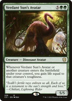 Verdant Sun's Avatar (208) [Commander 2021] - Deck Out Gaming